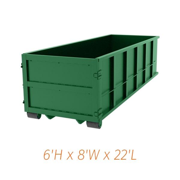 our prices for renting a thirty yard dumpster depend on the location and duration of the rental period